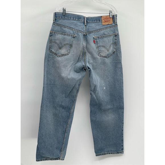 Levi's 550 Jeans Relaxed Baggy Loose Men Size 36x30‎ Blue Faded